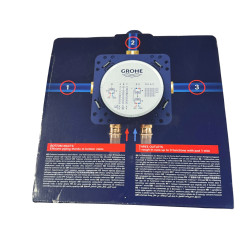 Uniwersalny element podtynkowy do baterii Grohe